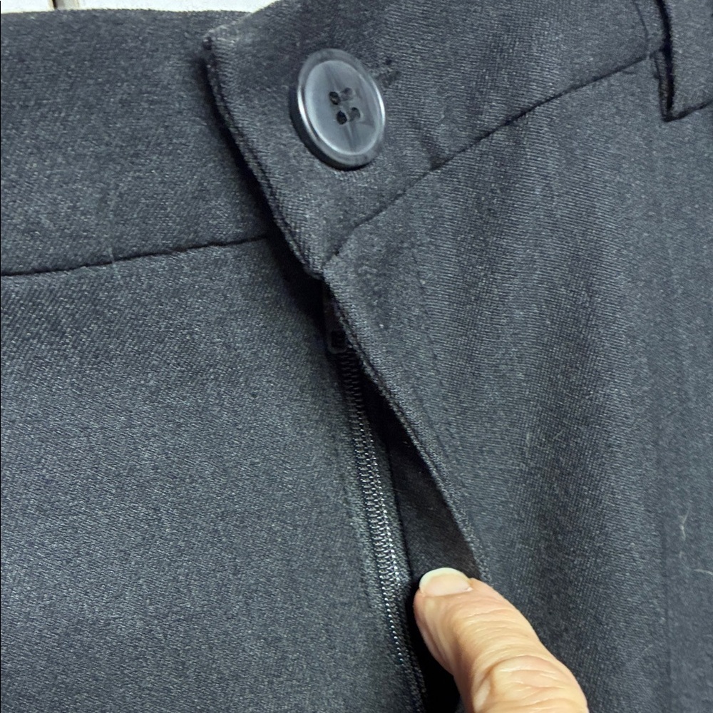 Christopher & Banks Charcoal Gray Dress Pants 10P - Picture 4 of 11
